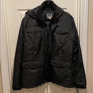 I.N.C. International Concepts black hooded coat